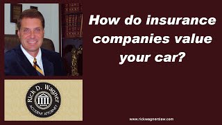 How do insurance company determine the value of a car