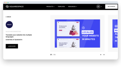 How to create a bilingual website on squarespace