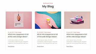 How to create a blog design
