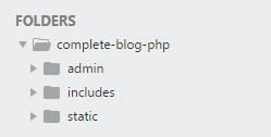 How to create a blog page in php