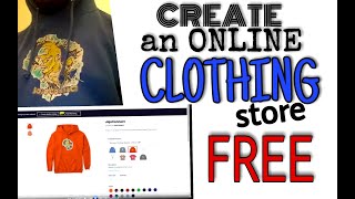 How to create a free website for selling clothes