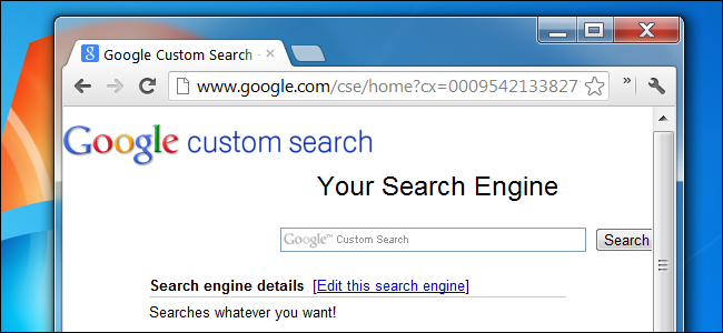 How to create a google search engine website