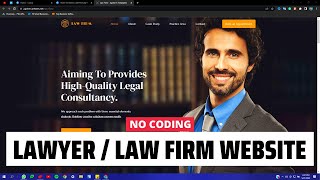 How to create a lawyer website