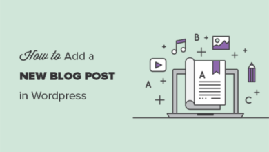 How to create a new wordpress blog