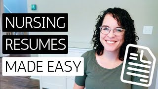 How to create a resume new graduate nurse
