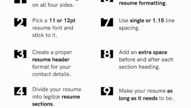 How to create a simple and effective resume formats