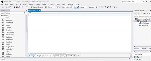 How to create a website in vb.net 2010