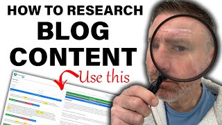How to create a well researched blog post