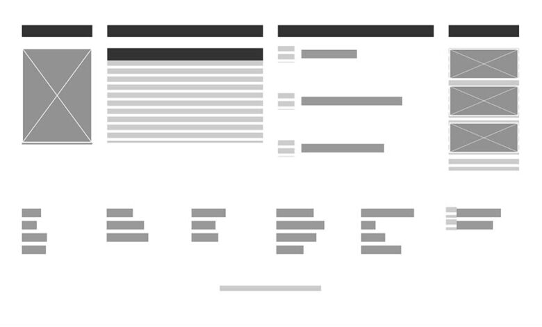 How to create a wireframe website