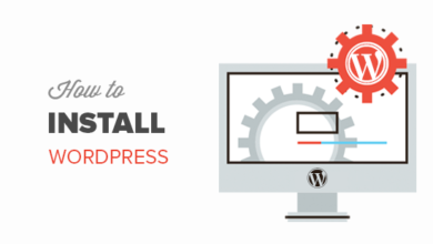 How to create a wordpress website for beginners install button