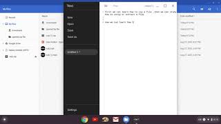 How to create a zip file on chromebook