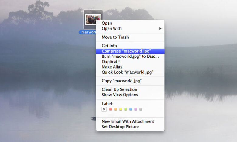 How to create a zip file os x yosemite