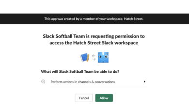 How to create an app in slack