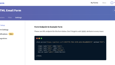 How to create an email form in html