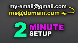 How to create an email from domain