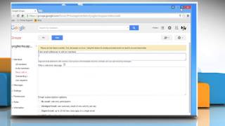 How to create an email list google group