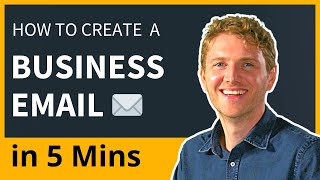 How to create an email with your business name