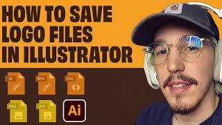 How to create and save a logo in illustrator