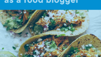 How to create recipes for a food blog
