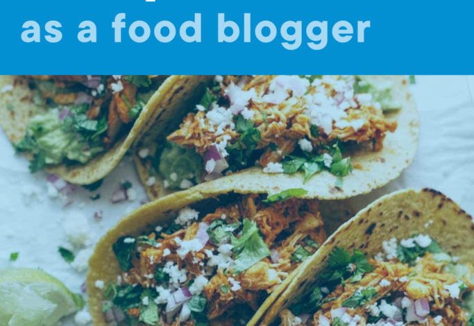 How to create recipes for a food blog