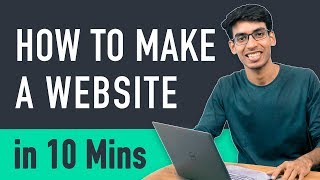 How to quickly create a website