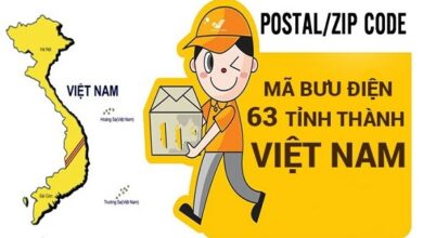 Postal Code là gì? Mã bưu chính (Zip Postal Code) 63 tỉnh thành