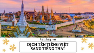 Tên Tiếng Thái Hay Cho Nam Nữ ❤️️ 250 Tên Thái Lan Đẹp
