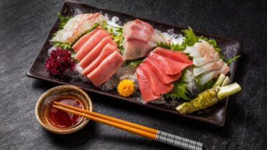 Thành phần chính của món sashimi là gì