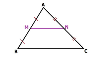 Đường trung bình của tam giác: Công thức, tính chất